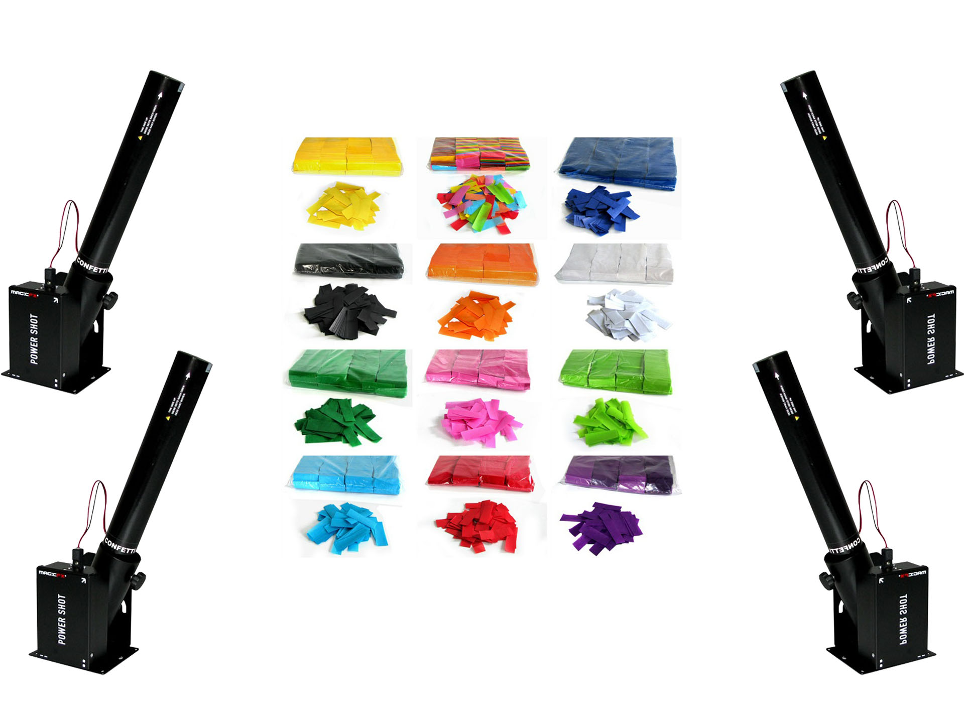 Master Partys confetti kanon set 2 huren