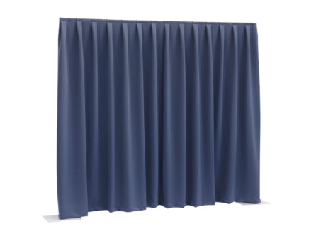 Master Partys pipe and drape blauw huren